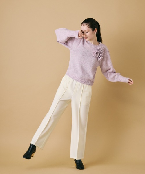 Audie a Muses（オーディア ミューズ） ニット セーター フラワー