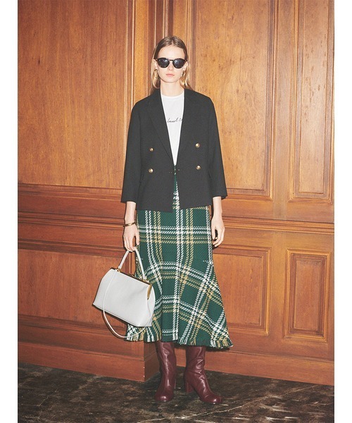 「Mila Owen」 テーラードジャケット 0 カーキ レディース_画像9