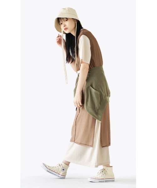 「zootie」 Tシャツワンピース M-L ラベンダー レディース_画像5