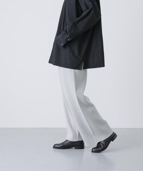 かぐれ パンツ 「2サイズ展開」コットンカシミヤニットパンツ