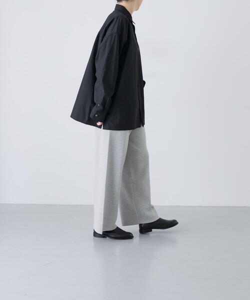 かぐれ パンツ 「2サイズ展開」コットンカシミヤニットパンツ