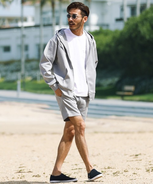「roshell」 ショートパンツ MEDIUM チャコールグレー メンズ_画像9