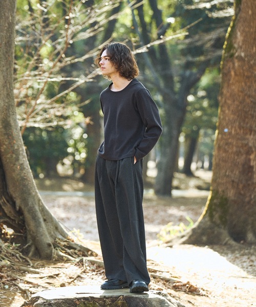 Casper John（キャスパージョン） スラックス Moving drape slacks