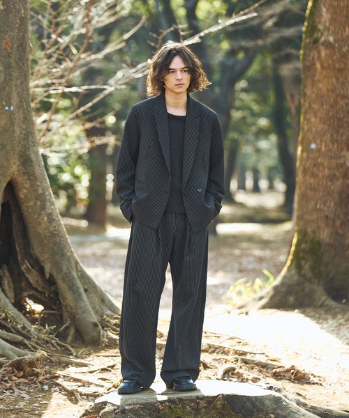 Casper John（キャスパージョン） スラックス Moving drape slacks