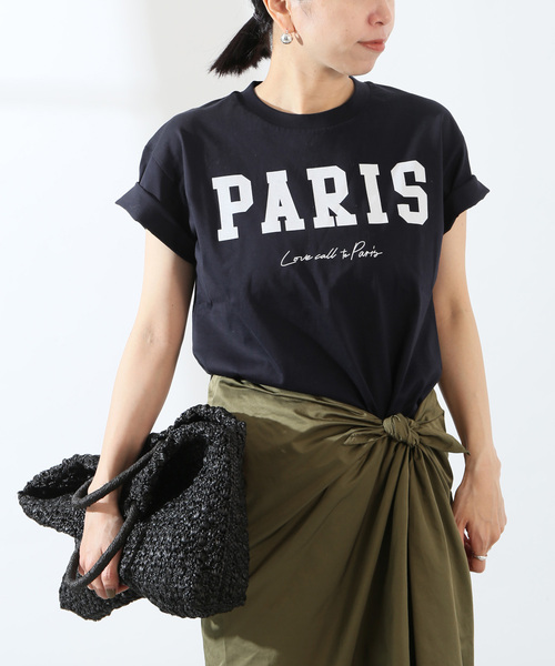「VERMEIL par iena」 半袖Tシャツ - ホワイト レディース_画像2