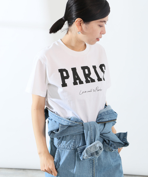 「VERMEIL par iena」 半袖Tシャツ - ホワイト レディース_画像4