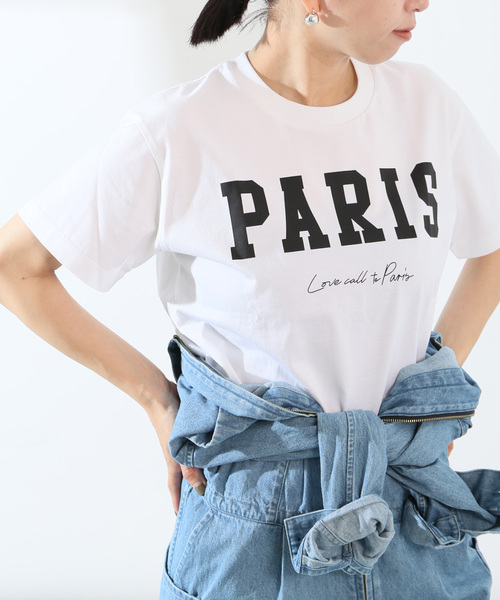 「VERMEIL par iena」 半袖Tシャツ - ホワイト レディース_画像5