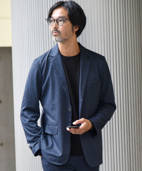 SHIPS any 「SHIPS any」 セットアップ LARGE ネイビー メンズ