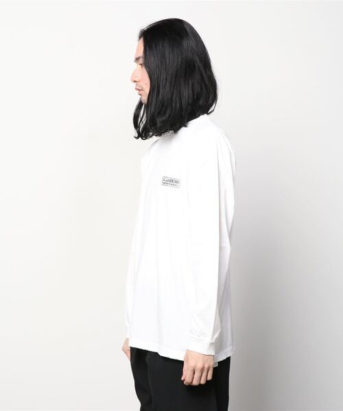 「GalaabenD」 長袖Tシャツ L ホワイト メンズ_画像2
