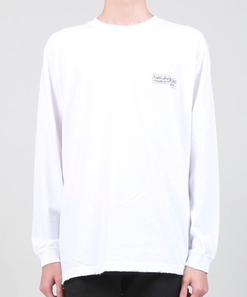 「GalaabenD」 長袖Tシャツ L ホワイト メンズ_画像4