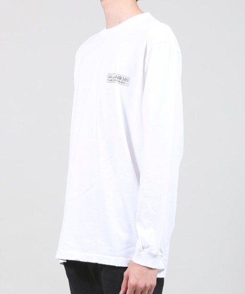 「GalaabenD」 長袖Tシャツ L ホワイト メンズ_画像5