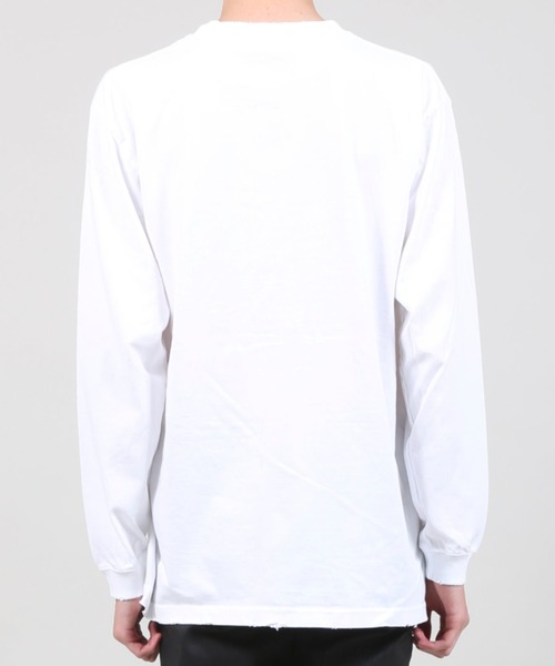 「GalaabenD」 長袖Tシャツ L ホワイト メンズ_画像7