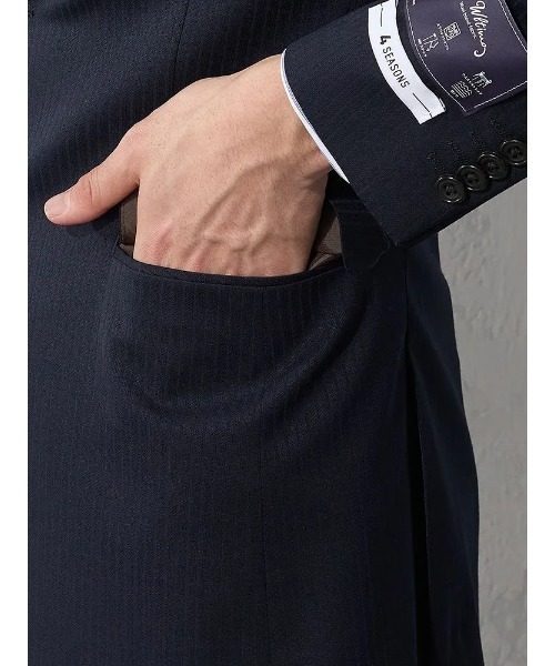 高級イタリア生地使用 パーフェクトスーツファクトリー ３ピース セットアップ Perfect Suit FActory（パーフェクト スーツ ファクトリー