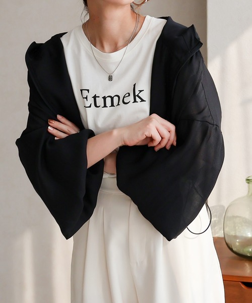 「Social GIRL」 ジップアップパーカー M オフホワイト レディース_画像4
