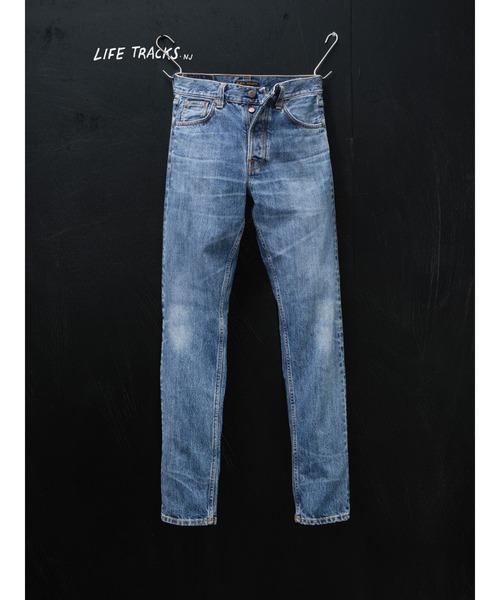 ジーンズ Nudie Jeans/ヌーディージーンズ Steady Eddie II / レギュラーテーパード ジーンズ / Raw Tracksの画像
