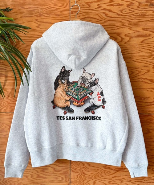 PLAVE The 6th Summer パーカー WEB / FLAG SHOP限定】TES CALIFORNIA BOX SILHOUETTE ZIP PK