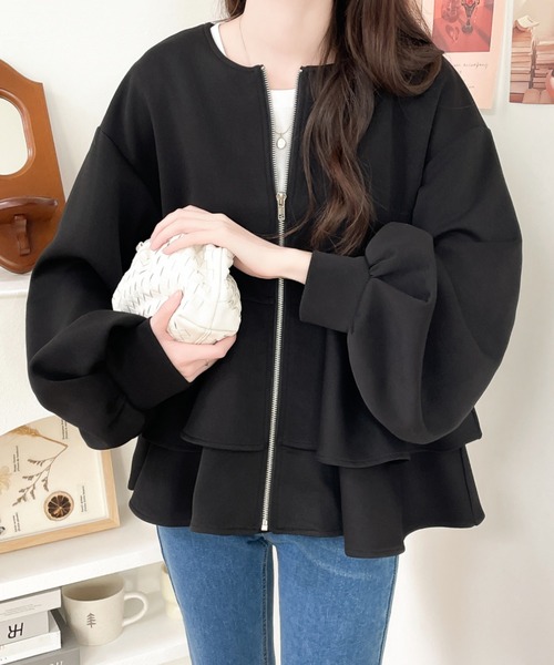 「ABITOKYO」 ブルゾン L グレー レディース_画像7