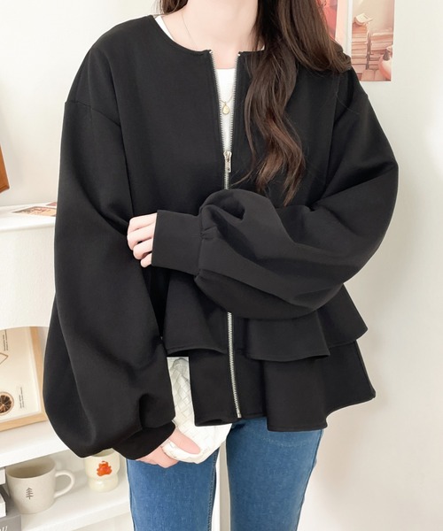 「ABITOKYO」 ブルゾン L グレー レディース_画像8