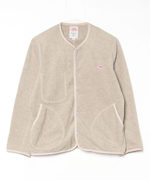 Danton（ダントン） ノーカラージャケット 36 グレー レディース