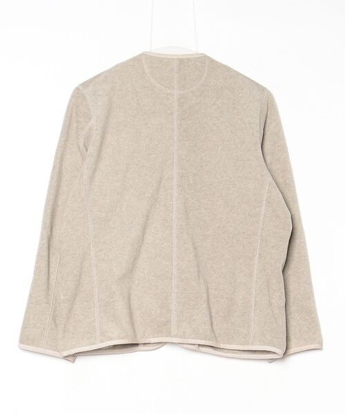 DANTON グレー ノーカラージャケット Danton（ダントン） ノーカラージャケット 36 グレー レディース
