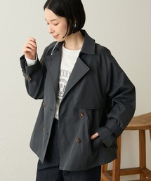 Aunely トレンチコート コート 「Aunely」奥ゆかしぃルエット 撥水