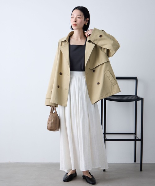 Aunely トレンチコート コート レディース : ZOZOTOWN Yahoo!店 - 通販