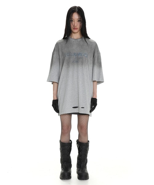 「MASONPRINCE」 「Masonprince」半袖Tシャツ X-LARGE グレー メンズ_画像3