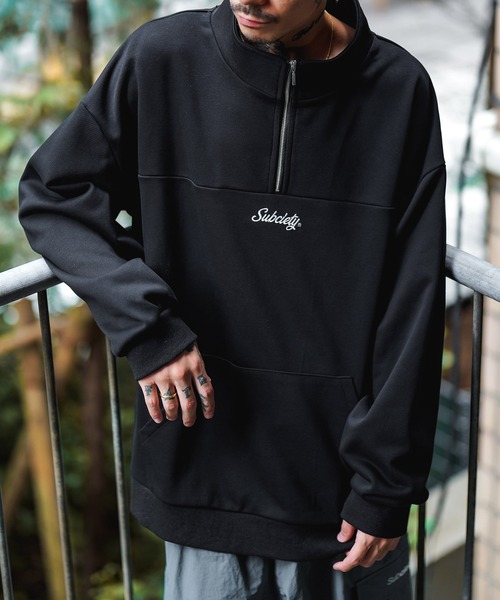 「Subciety」 スウェットカットソー X-LARGE ブラック メンズ