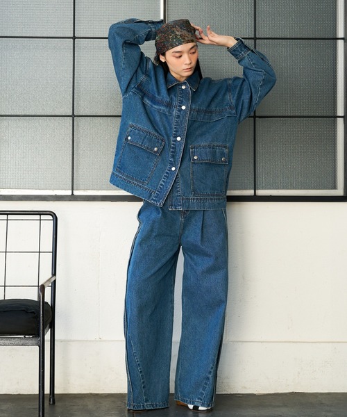 NOMINE（ノミネ） デニムジャケット gジャン 「セットアップ対応