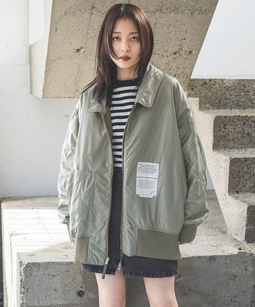 「JEANASIS」 ブルゾン FREE ブルー レディースの画像