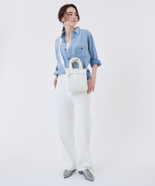 美品 レスポートサック LARGE SPORTSAC メレンゲ　折りたたみ　収納 レスポートサック LeSportsac LG HAMMOCK ADJ BAG （メレンゲ