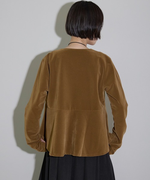 「leimn」 長袖カットソー M ブラック レディース_画像5