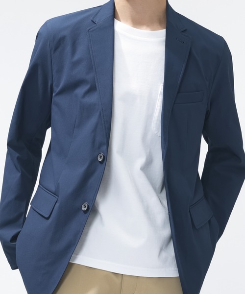 New Balance CITY ネイビー テーラードジャケット New Balance（ニューバランス） ジャケット テーラードジャケット