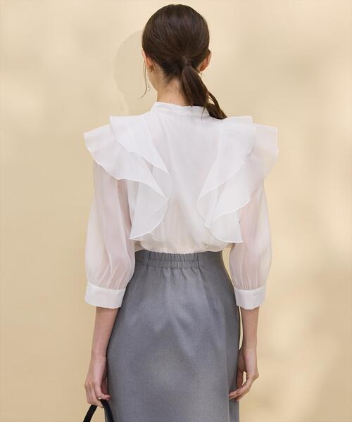 「SWINGLE」 スカート SMALL ネイビー レディース_画像6