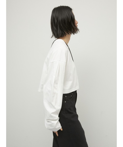 la peau de gem（ラポドゥジェム） tシャツ 「LA PEAU DE GEM」sleeve