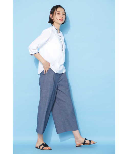 「human woman」 7分袖ブラウス MEDIUM ホワイト レディース_画像9