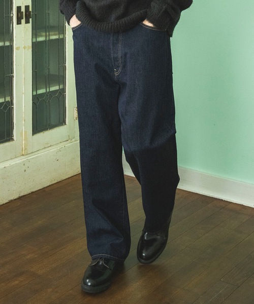 「MR.OLIVE」 デニムパンツ LARGE ブラック メンズ_画像3