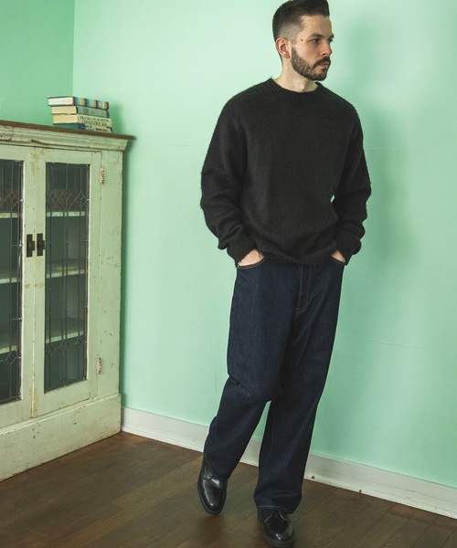 「MR.OLIVE」 デニムパンツ LARGE ブラック メンズ_画像5
