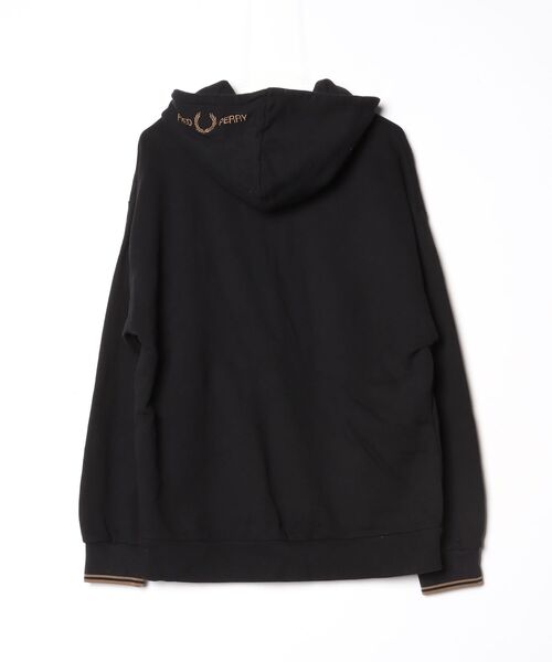 FRED PERRY（フレッドペリー） プルオーバーパーカー X-LARGE ブラック