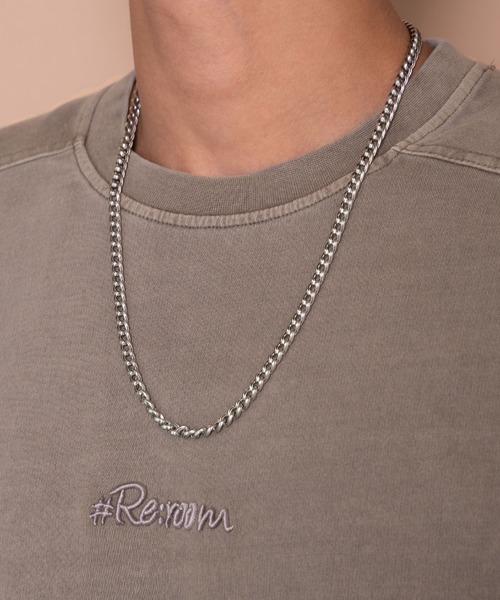 #Re:room リルーム シルバー ネックレス Re:room（リルーム） ネックレス FREE シルバー メンズ : ZOZOTOWN