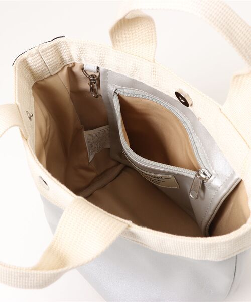 「A by MAGASIN DE MODE」 ハンドバッグ FREE アイボリー レディース_画像5