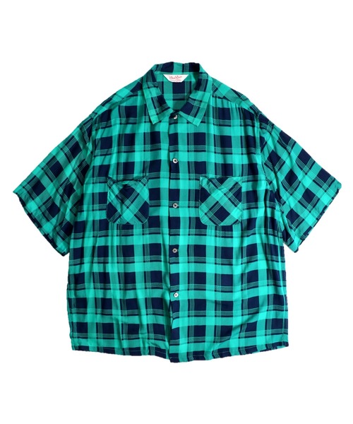 「C.E.L.STORE」 半袖シャツ LARGE ブラック メンズ_画像2