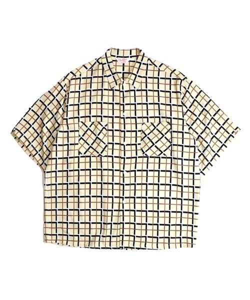「C.E.L.STORE」 半袖シャツ LARGE ブラック メンズ_画像4