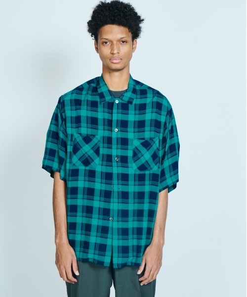 「C.E.L.STORE」 半袖シャツ LARGE ブラック メンズ_画像6