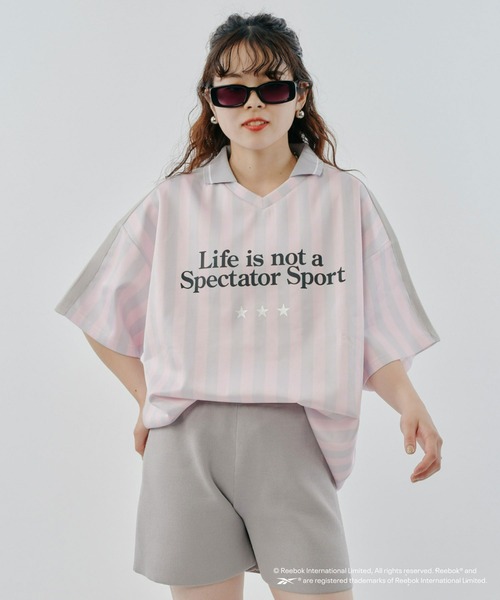 「Reebok」 半袖Tシャツ LARGE ホワイト メンズ_画像9