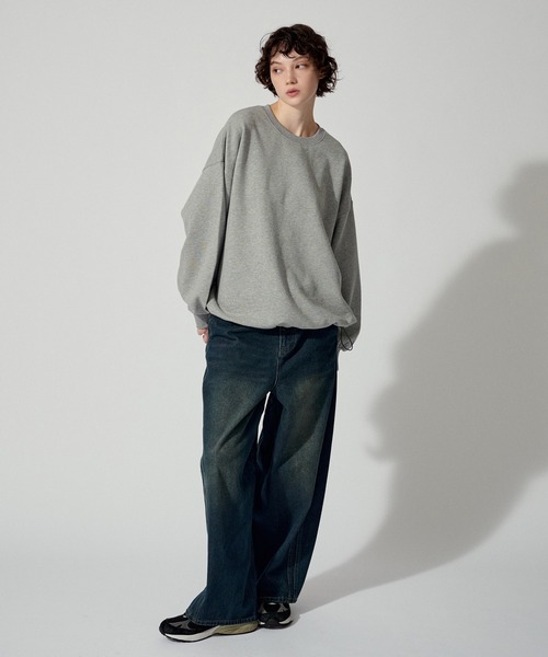 「WETTEMPT」 デニムパンツ LARGE インディゴブルー メンズ_画像6