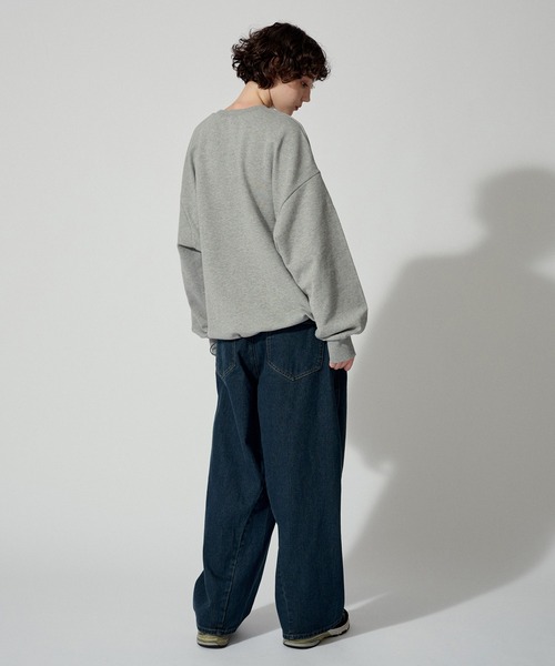 「WETTEMPT」 デニムパンツ LARGE インディゴブルー メンズ_画像8