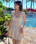 水着 「大きいサイズ有/パッド2枚付属」カット...の詳細画像2