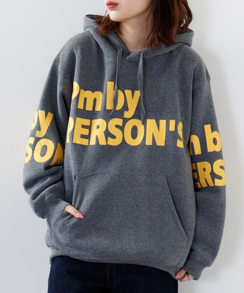「PERSON'S」 プルオーバーパーカー L チャコール メンズ_画像7