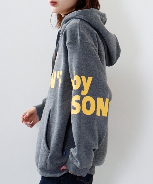 「PERSON'S」 プルオーバーパーカー L チャコール メンズ_画像8
